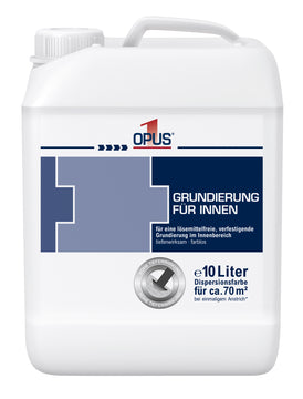 OPUS1 Grundierung LF weiß – lösungsmittelfreie Innen-Grundierung (5 l)