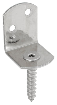 GAH ALBERTS Flechtzaunhalter rostfrei in L-Form, 83x32x30x38 mm