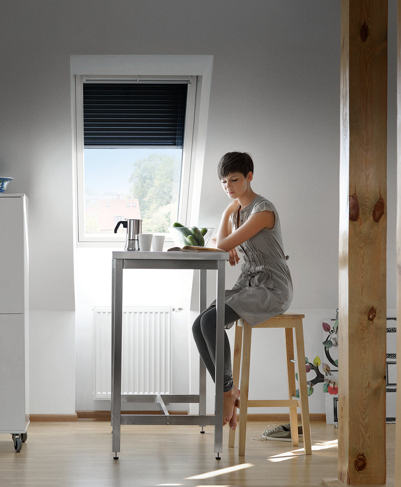 VELUX SSL Solar-Rollladen, dunkelgrau, Aluminium