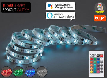 BRILONER LED Flexband WiFi RGB, Lichtband mit 150× RGB-LEDs