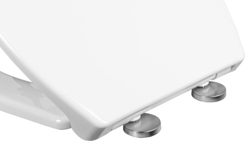 PRIMA Classic Thermoplast WC-Sitz Weiß mit Absenkautomatik