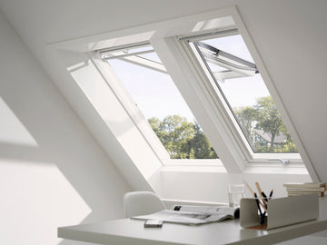 VELUX GPU Klapp-Schwing-Dachfenster mit Polyurethan THERMO Alu, 114x140 cm