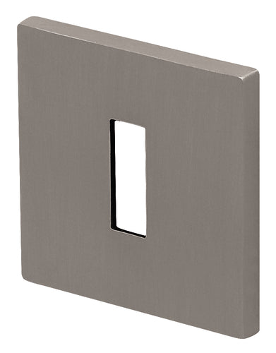 SCOOP Beschläge BB-Rosettenkit Quadratrossette Form 8040 Nickel satin