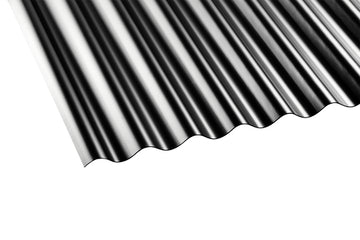 SCOBALIT PVC Sinus Profilplatte 76/18, anthrazit, 2,00×0,9 m