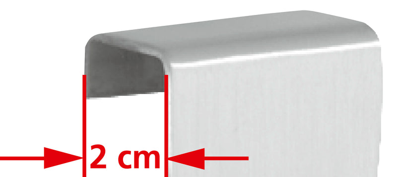 WENKO Celano Türgarderobe aus satiniertem Edelstahl, 6 Haken, matt