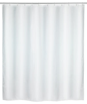 WENKO Anti-Schimmel Palais Duschvorhang weiß, Polyester, 180 x 200 cm