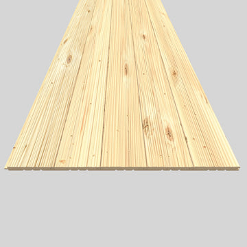 Rettenmeier Profilbrett Fichte/Tanne Struktur gehobelt, natur, 14 x 121 x 3000 mm