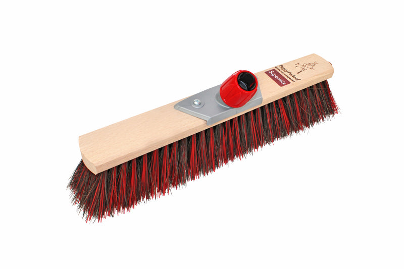 Peggy Perfect Saalbesen Connection 38 cm Supermix Besenkopf mit Holz-Riegel