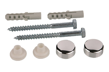 Schütte Befestigungsatz Sechskant Mx70 mm, chrom für Stand-WC