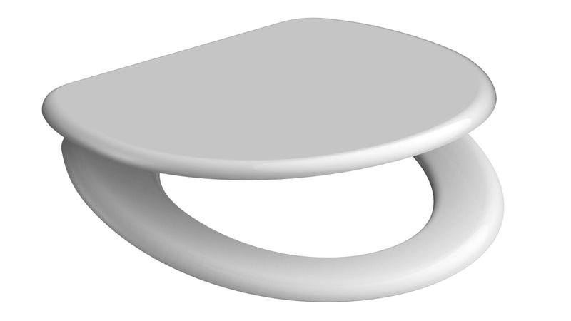 Schütte WC-Sitz Duroplast White mit Absenkautomatik, White, 376x450 mm