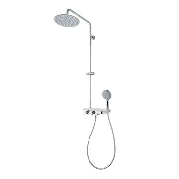 Breuer Aquamaxx 340 runde Glasablage, chrom glänzend