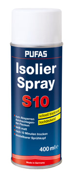 Pufas Isolierspray weiß, deckende Isolierfarbe 400 ml