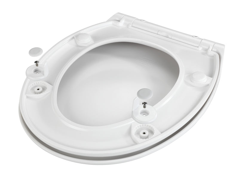 WENKO Gubbio WC-Sitz in weißem Duroplast mit Easy-Close