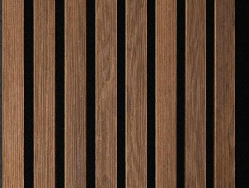 Moderna Akustikpaneel Nussbaum 2600x330x20 mm, MDF foliert