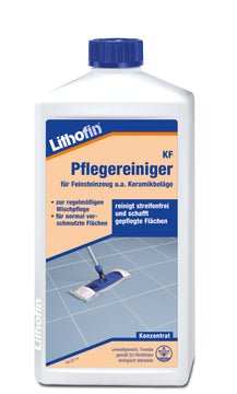 Lithofin KF Pflegereiniger 1-l blau (Konzentrat) für Keramik & Feinsteinzeug