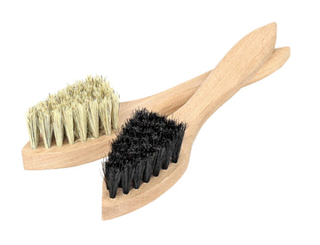 Peggy Perfect Schuhauftragebürsten Öko mit Naturborsten, 2er Pack