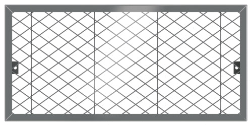 ACO Therm® Streckmetallrost begehbar für Lüftungsschacht 40×20 cm
