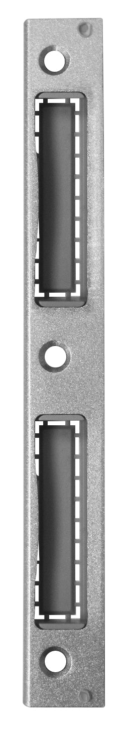 Bever Schließblech Winkelblech ZT 20x170 mm silber mit Kunststoffeinsatz