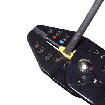 Conmetall Meister Elektronikzange zum Crimpen & Abisolieren, Metall/Kunststoff