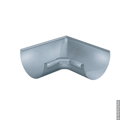 Rheinzink Rinnenwinkel 90° innen VBP blaugrau, 0,7 mm