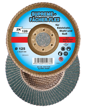 DISC Supreme-Flex Fächerscheibe 125 mm ZK 120