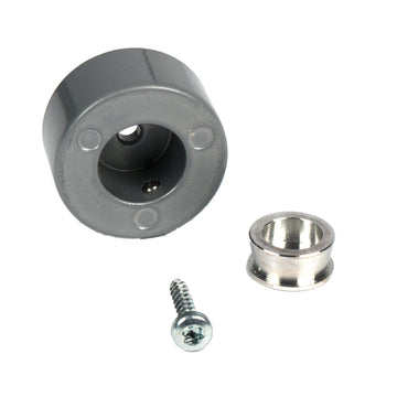 DOLLE PROVA PS 8 Wandanschluss für Handlauf, grau metallic