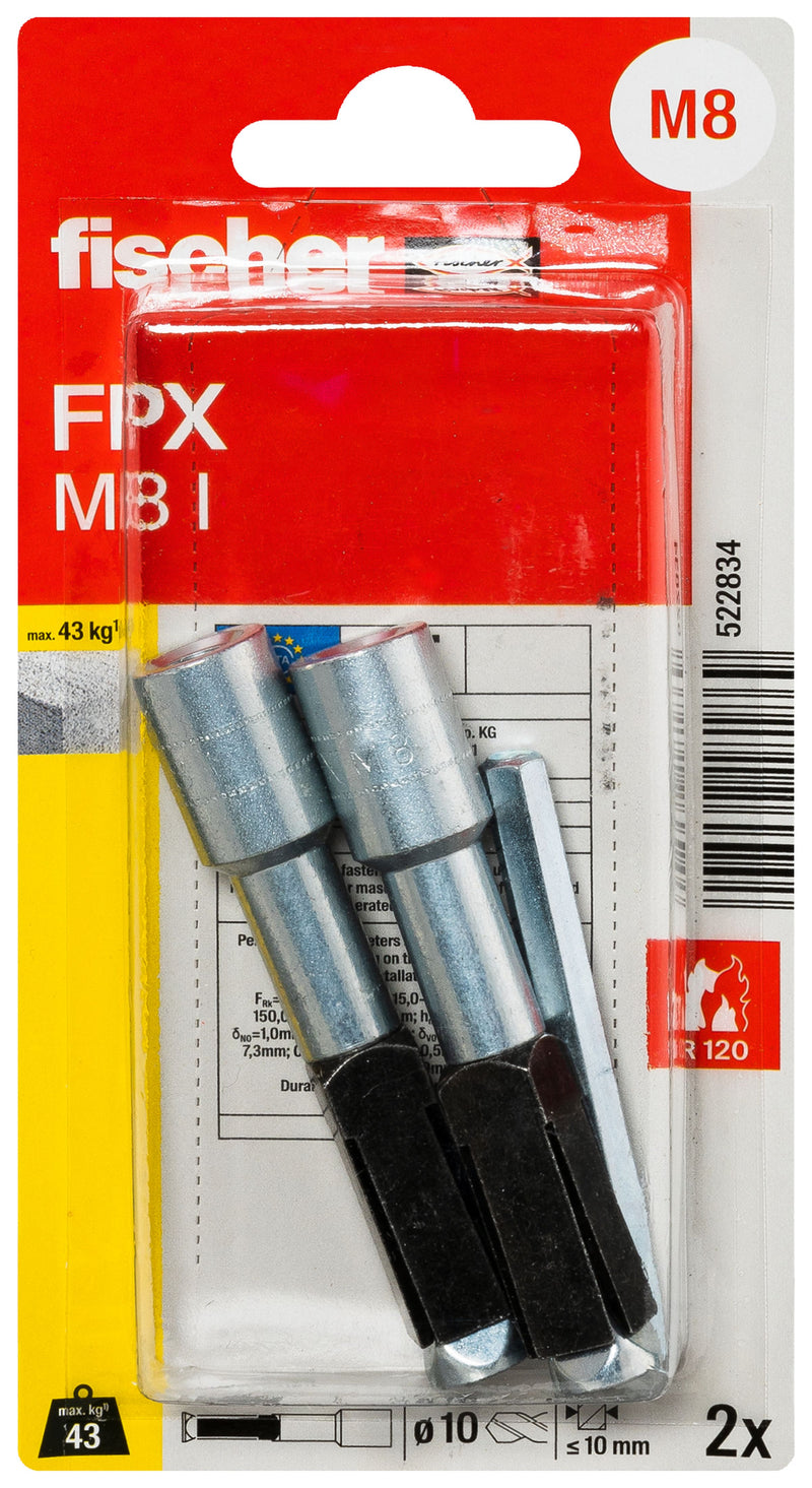 fischer FPX-I Porenbetonanker, Stahl (2 Stück)