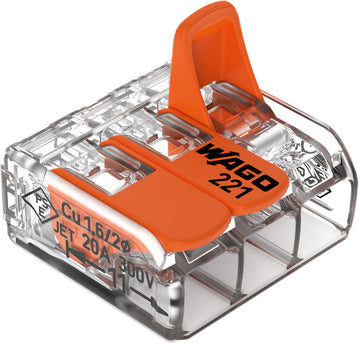 Triuso Verbindungsklemme Compact Hebelklemme, 50er-Pack