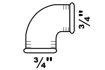 Schütte TG Winkel 90° verzinkt IG, Schraubfitting