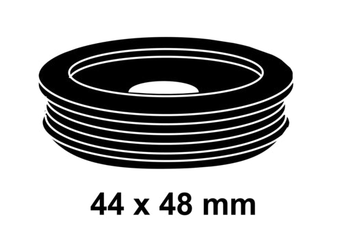 Schütte Euro-WC Spülrohrverbinder, 44 x 55 mm
