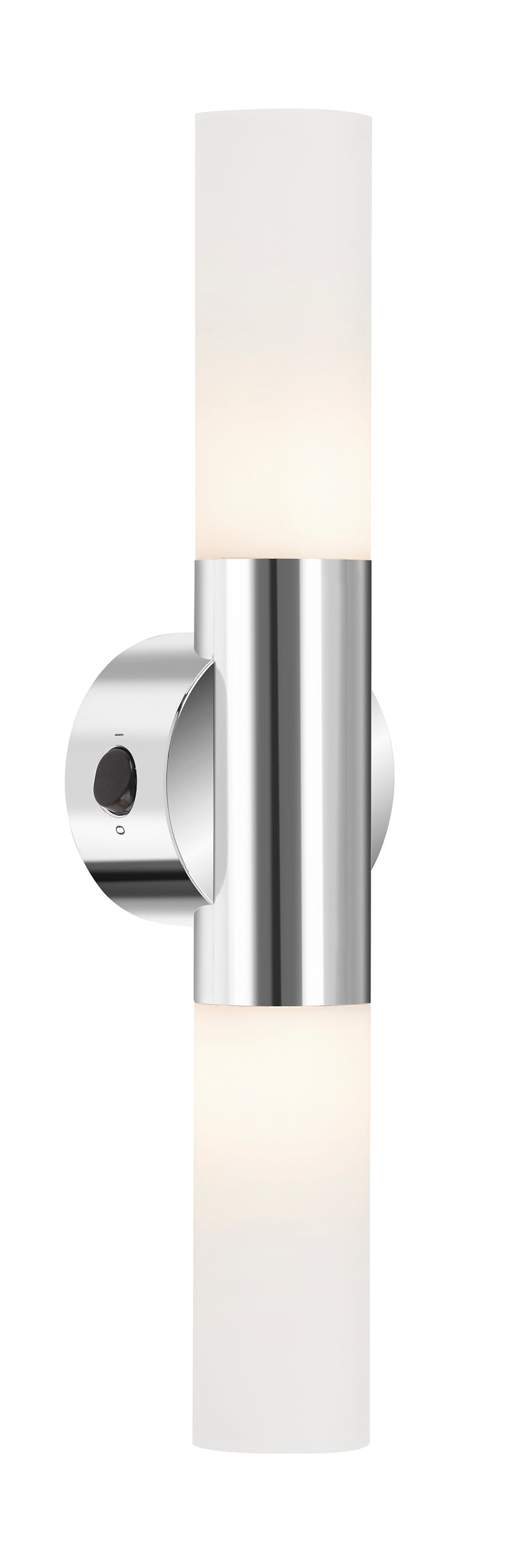 Briloner SPLASH Bad-Wandleuchte 2-flammig chrom senkrecht, E14 9W