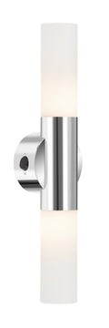 Briloner SPLASH Bad-Wandleuchte 2-flammig chrom senkrecht, E14 9W