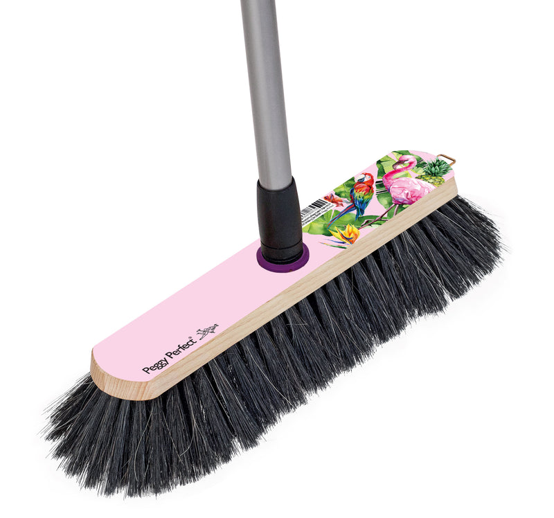 Peggy Perfect Besen Flamingo für innen, Riegelbreite 280 mm