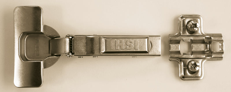 HSI Topfbänder Clip vern., Außentür Ø35 mm, mit Dämpfung (2 Stück)