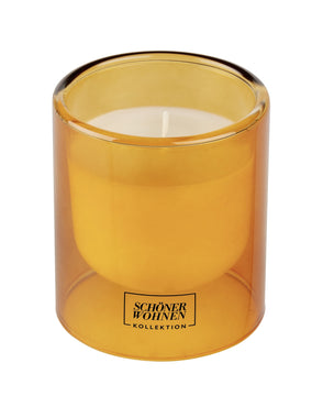 Schöner Wohnen Duftkerze S Vanilla im Glas orange