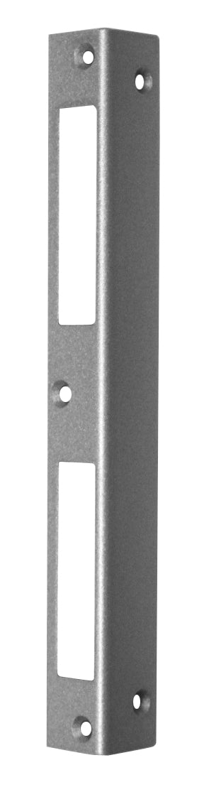 Bever Winkelblech Schließblech Haustür, 22 x 22 x 200 mm kant silber