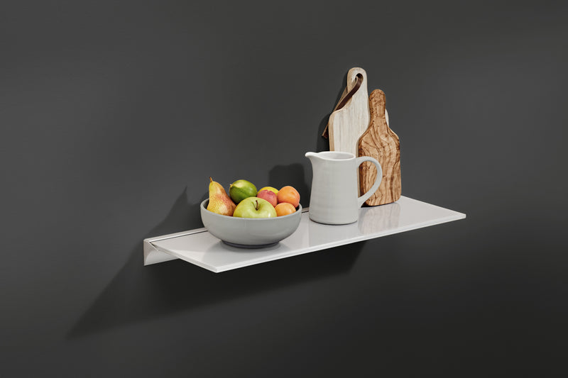 DOLLE GL Square Glasboden grau, 600 x 200 x 8 mm