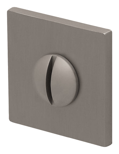 SCOOP Beschläge WC-Rosettenkit Quadratrossette Form 8040 Nickel satin