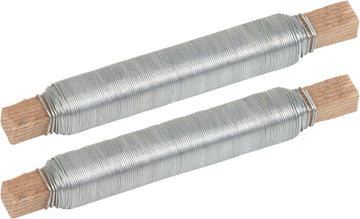 Conmetall Meister Blumendraht verz. 2x100 g, Stahldraht 0,60 mm
