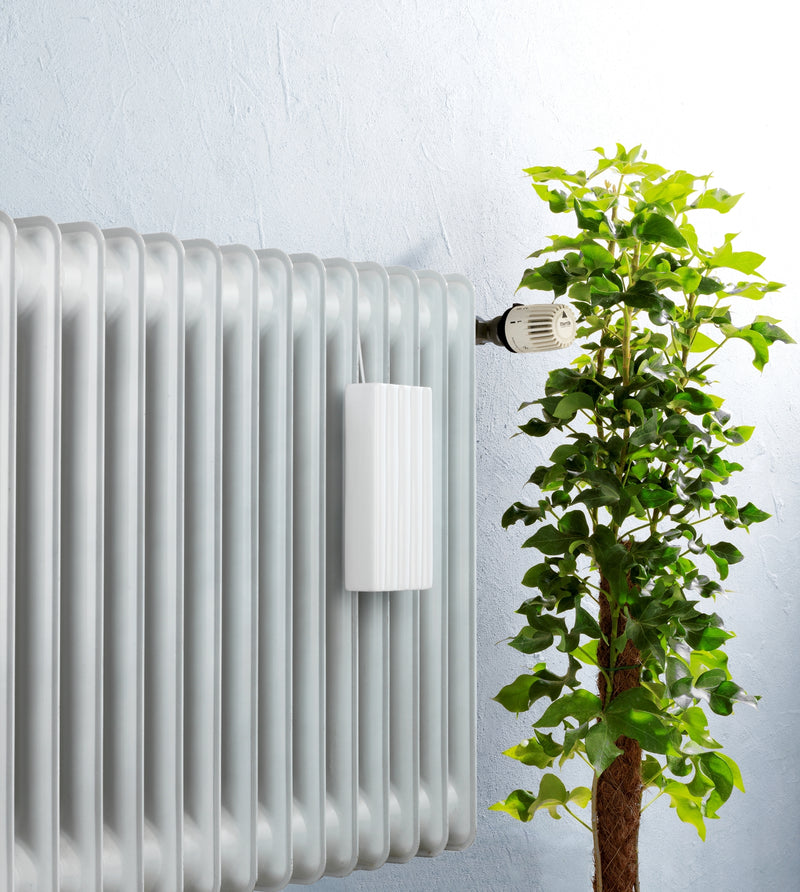 WENKO Luftbefeuchter nicht elektrisch Keramik weiß, flach