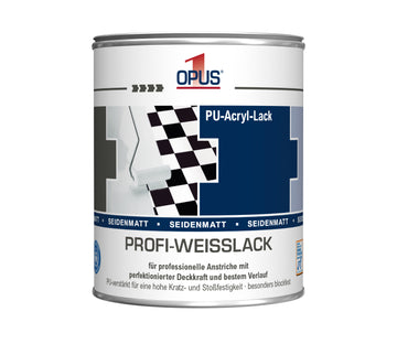 OPUS1 Profi Weisslack seidenmatt weiß, wasserverdünnbar