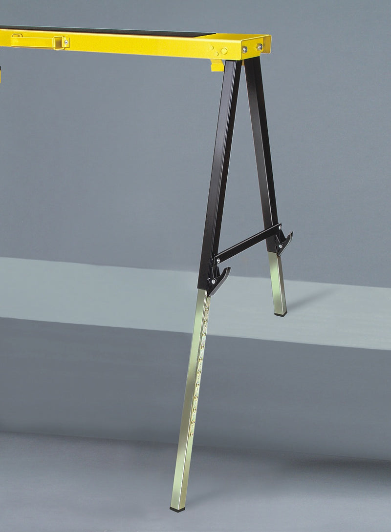 brennenstuhl Metallbock MB 120KH, schwarz/gelb/silber, faltbar