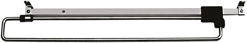 HSI Hakenleiste Garderobenauszug vernickelt anschraubbar, 590 mm Länge