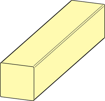 ante Kantholzpfosten Kreuzholz 9x9x400 cm geriffelt, gehobelt, KDI-grün TP45