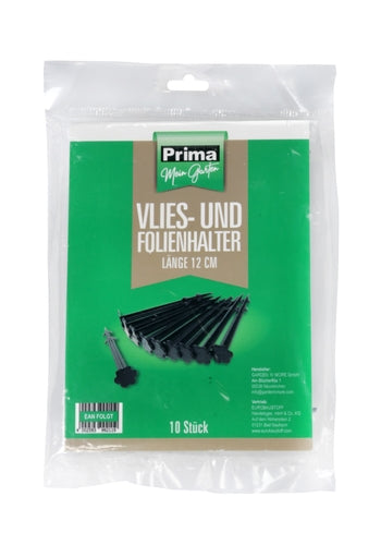 PRIMA Vlies-Folien Halter 10 Stück, schwarz – 12 cm