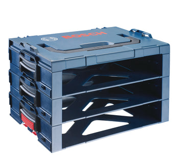 Bosch i-BOXX Shelf 3-teilig Aufnahmesystem in blau/schwarz/rot