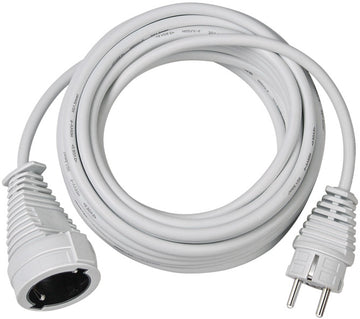 Brennenstuhl Verlängerungskabel H05VV-F 3G1,5 weiß, 10 m
