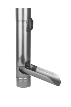 Marley Alu Wasserablaufklappe DN, blank