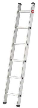 Hailo ProfiStep uno S60 Anlegeleiter Sprossen aus Aluminium, silber