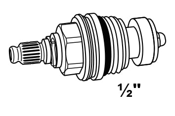 Schütte Ventiloberteil ohne Griff, Oberteil für Armaturen